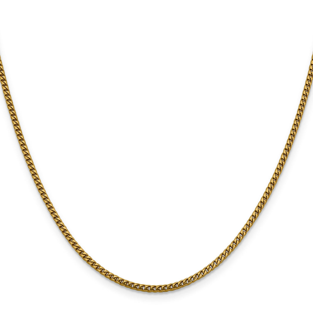 14k Yellow Gold 2 mm Franco Chain