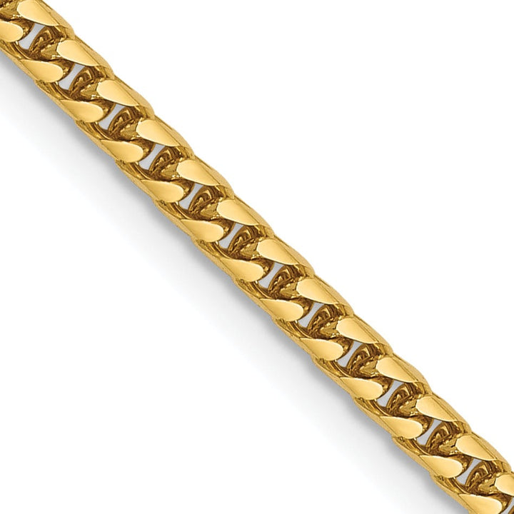 14k Yellow Gold 2 mm Franco Chain