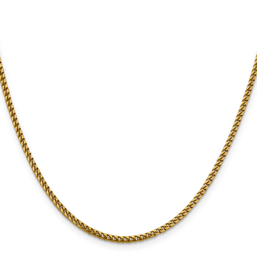 14k Yellow Gold 2.4 mm Franco Chain