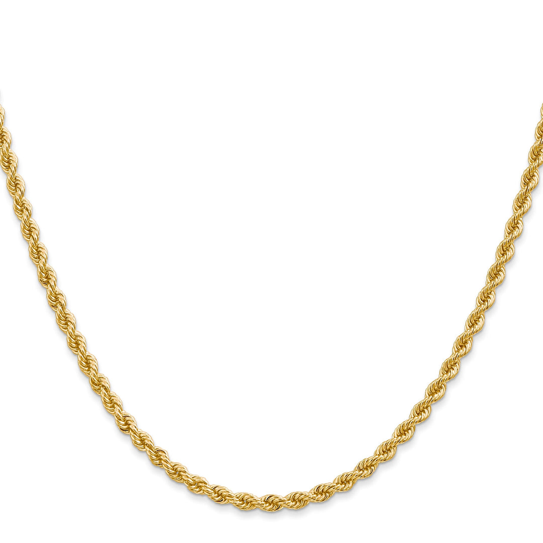 14k Yellow Gold 2.75mm Regular Rope Chain