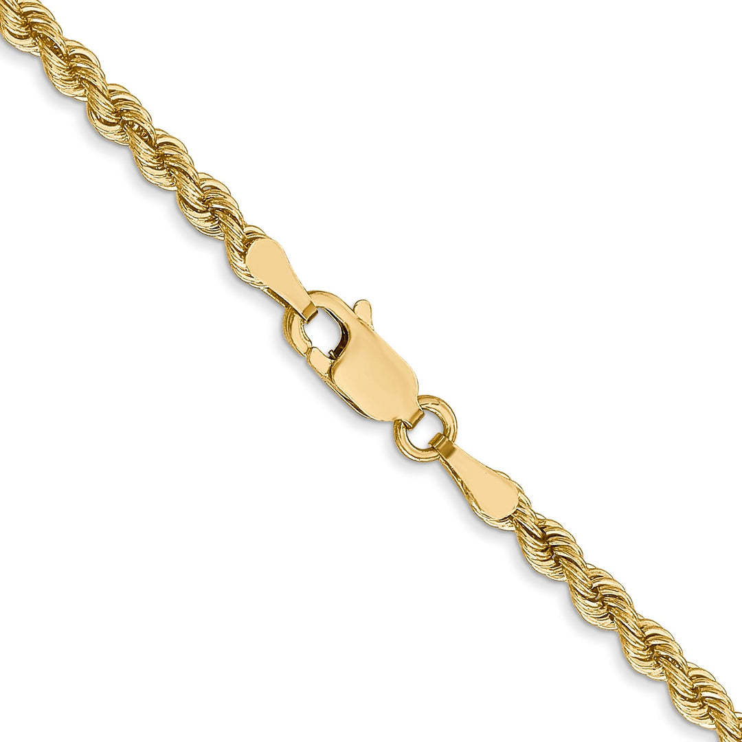 14k Yellow Gold 2.75mm Regular Rope Chain