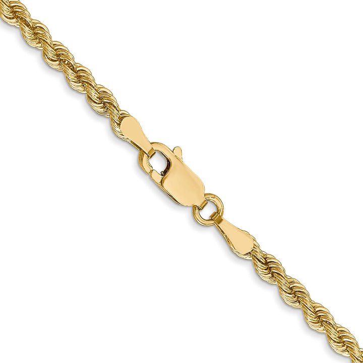 14k Yellow Gold 2.75mm Regular Rope Chain