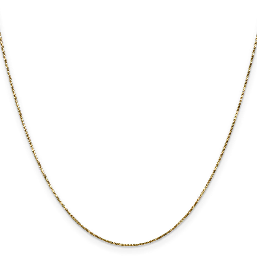 14k Yellow Gold D.C 0.65mm Spiga Pendant Chain