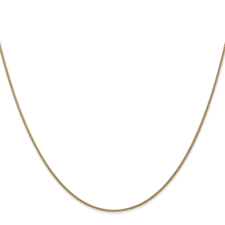 14k Yellow Gold 1mm Solid D.C Spiga Chain