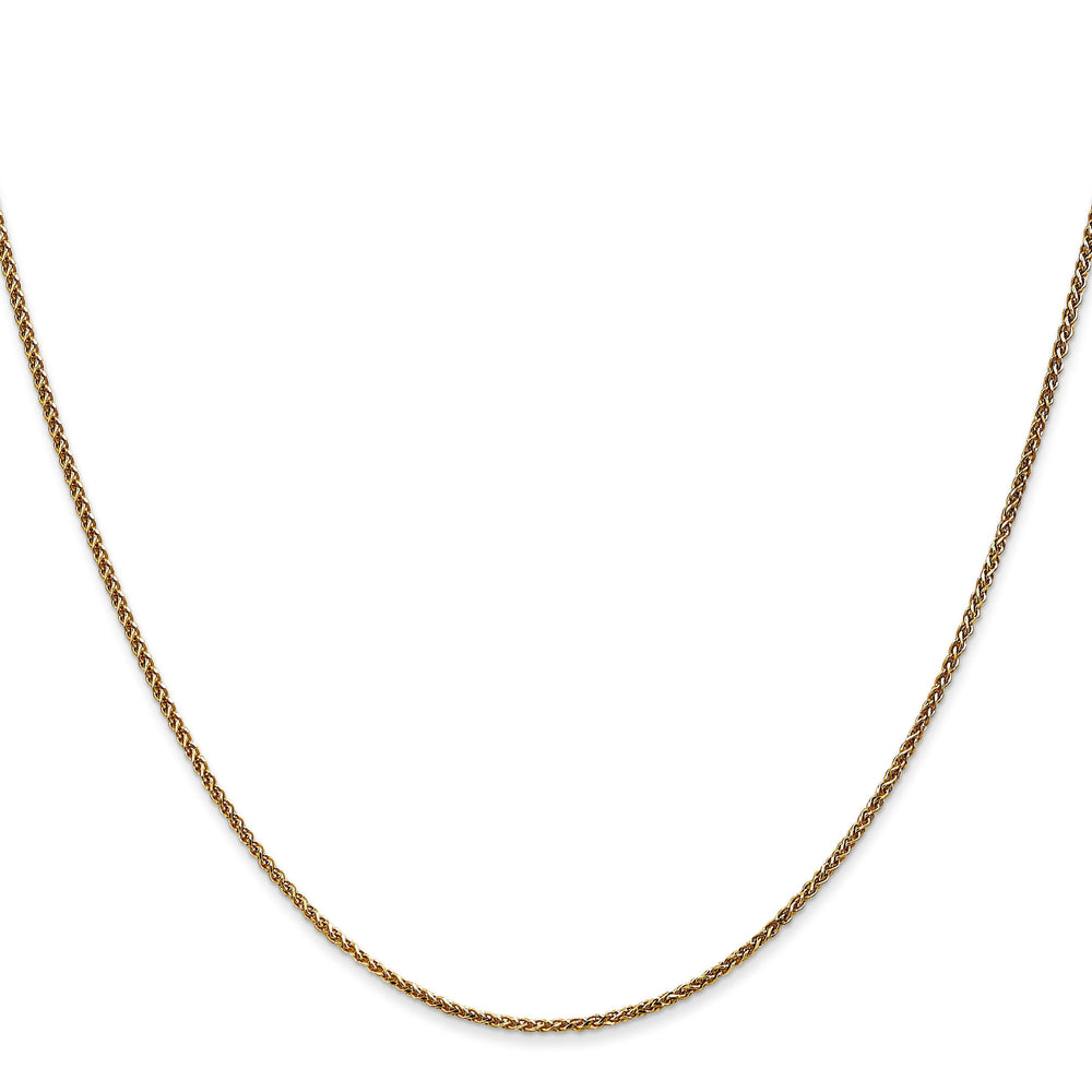 14k Yellow Gold 1.2mm D.C Spiga Chain