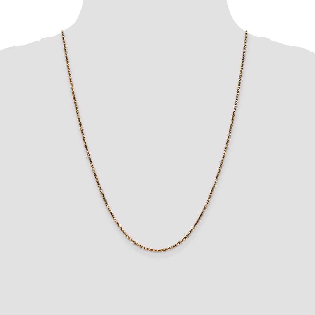 14k Yellow Gold 1.4mm D.C Spiga Chain