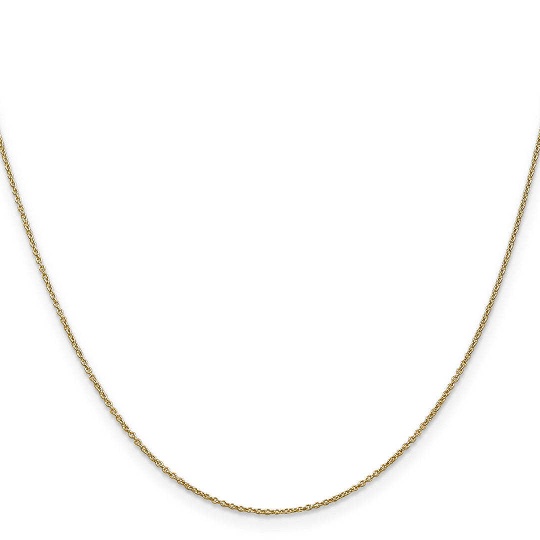 Leslies 14k Yellow Gold .9 mm Round Cable Chain