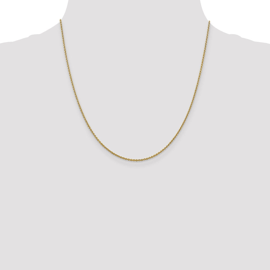 Leslie 14k Yellow Gold 1.8 mm Round Cable Chain