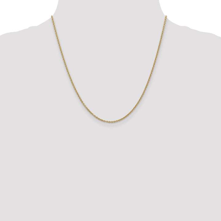 Leslie 14k Yellow Gold 1.95 m Round Cable Chain