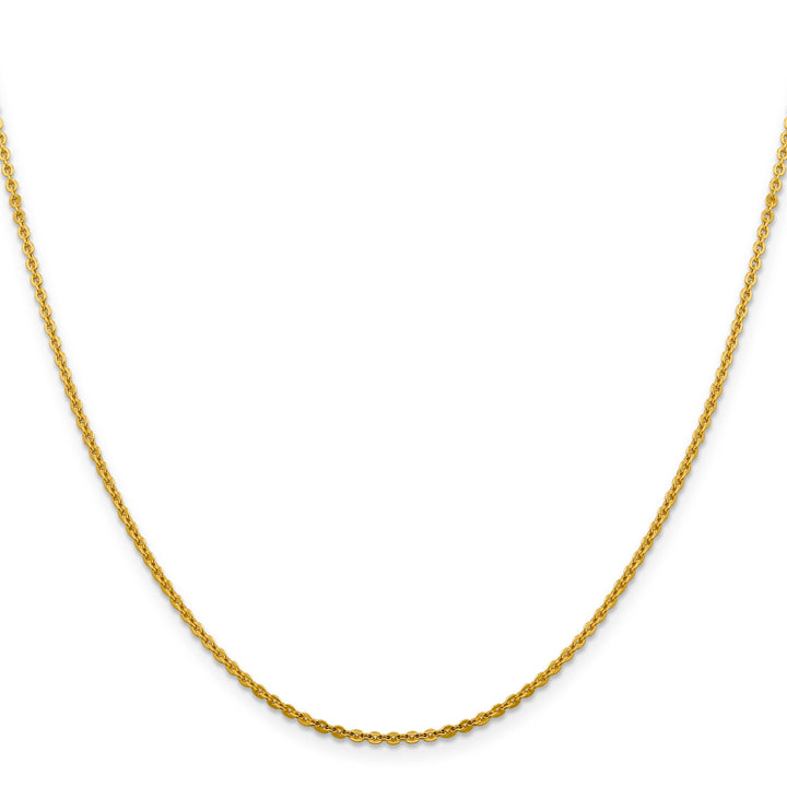 Leslie 14k Yellow Gold 1.95 mm Flat Cable Chain