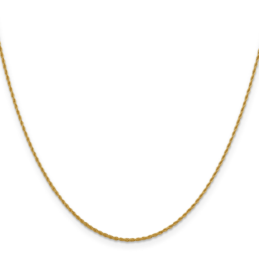 14k Yellow Gold 1.3 mm Pendant Rope