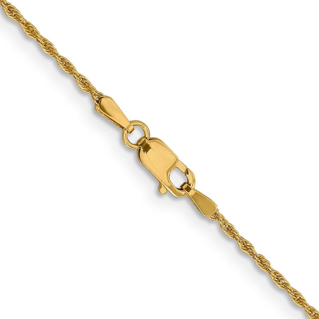 14k Yellow Gold 1.3 mm Pendant Rope