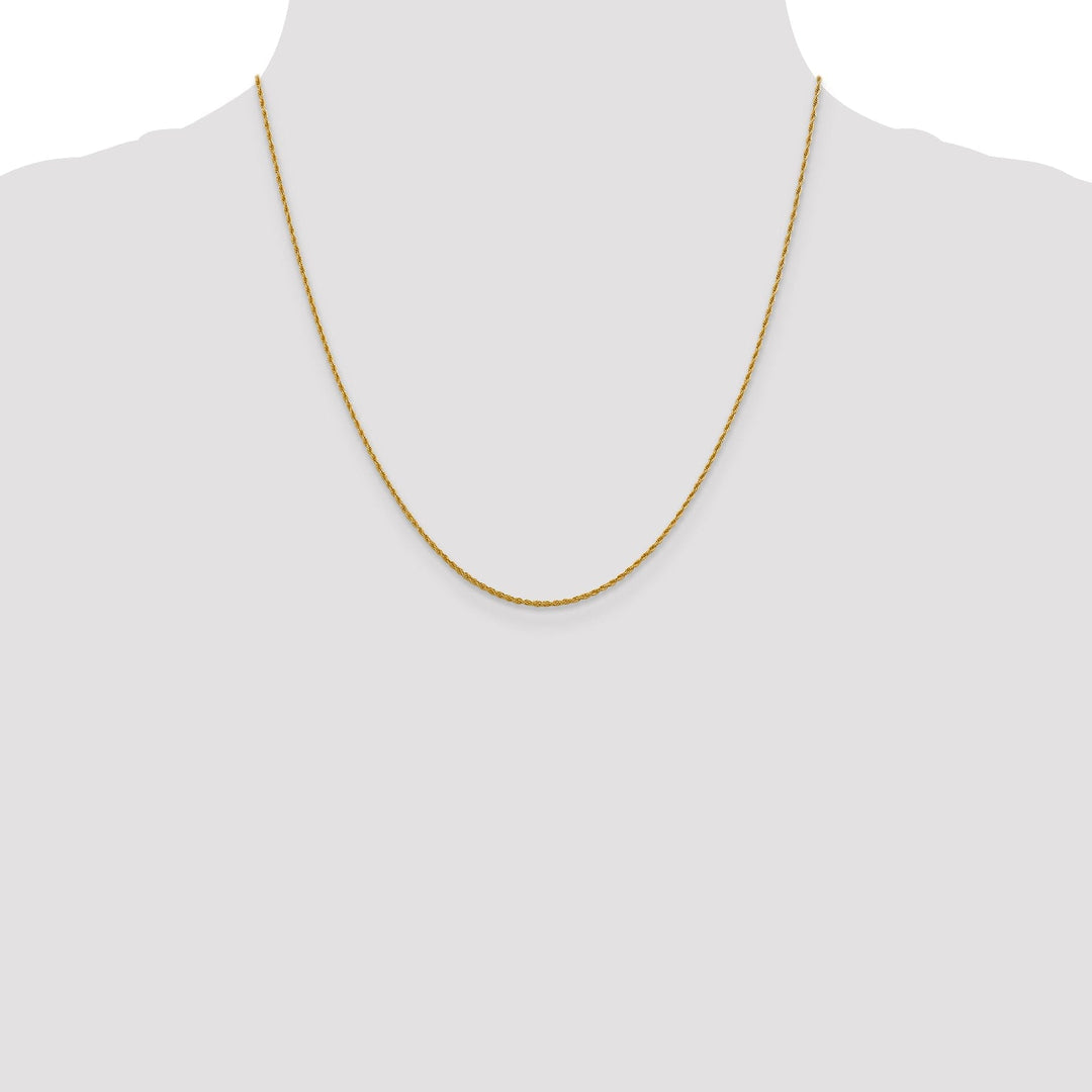 14k Yellow Gold 1.3 mm Pendant Rope