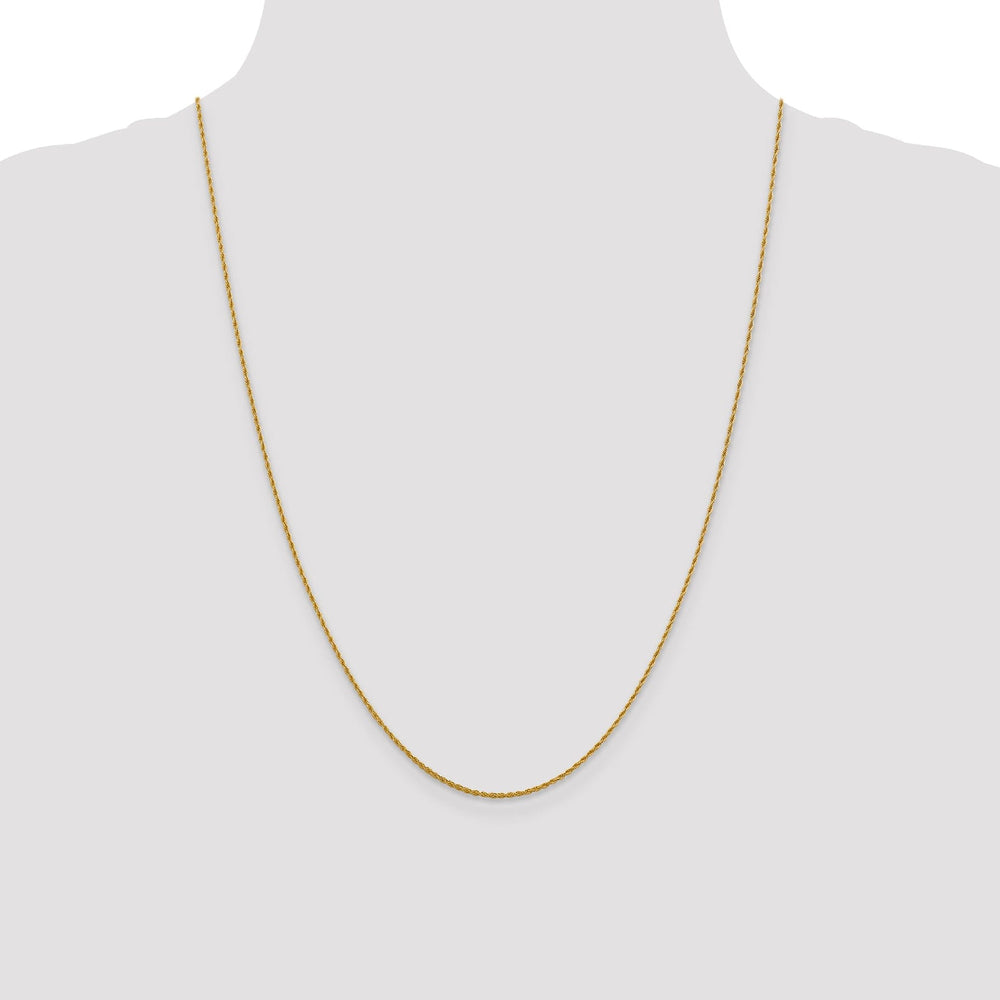 14k Yellow Gold 1.3 mm Pendant Rope