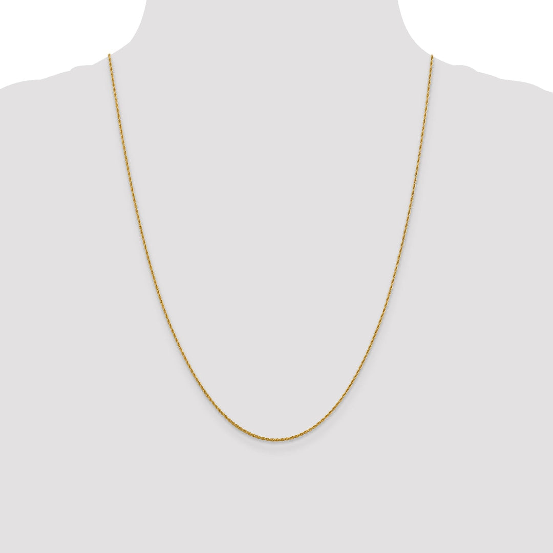 14k Yellow Gold 1.3 mm Pendant Rope