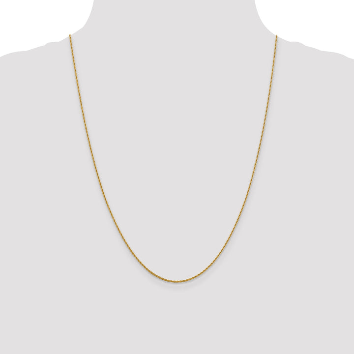 14k Yellow Gold 1.3 mm Pendant Rope