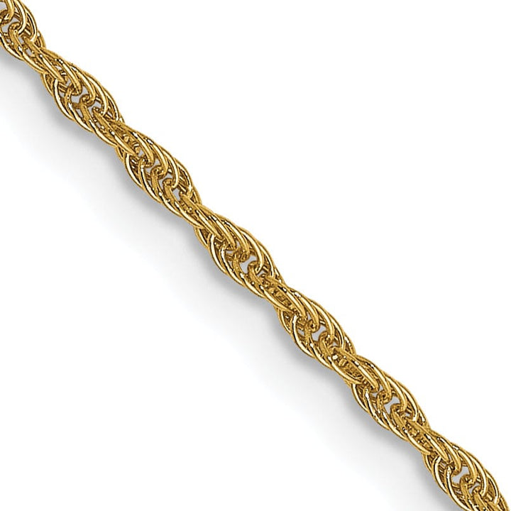 14k Yellow Gold 1.3 mm Pendant Rope