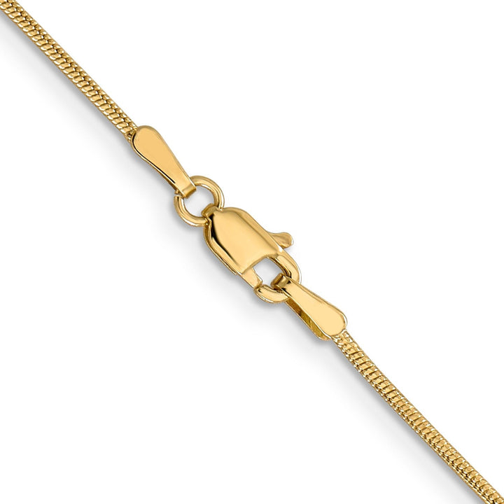 14k Yellow Gold 1 mm Snake Chain