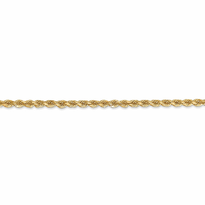 10k Yellow Gold 2.75mm D.C Rope Chain