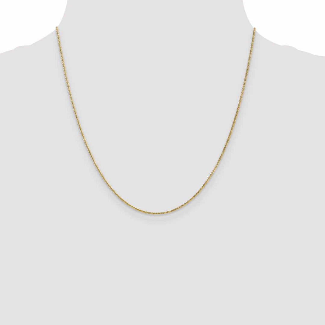 10k Yellow Gold 1mm Wheat Chain