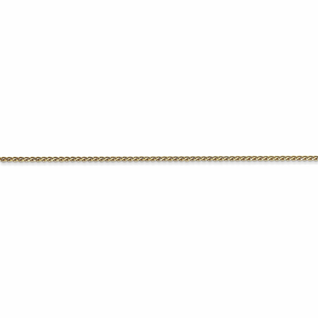 10k Yellow Gold 1mm D.C Wheat Chain