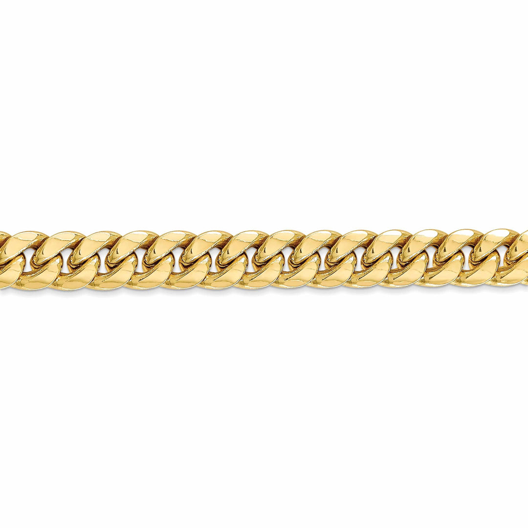 10k Yellow Gold Semi-Solid Miami Cuban Chain