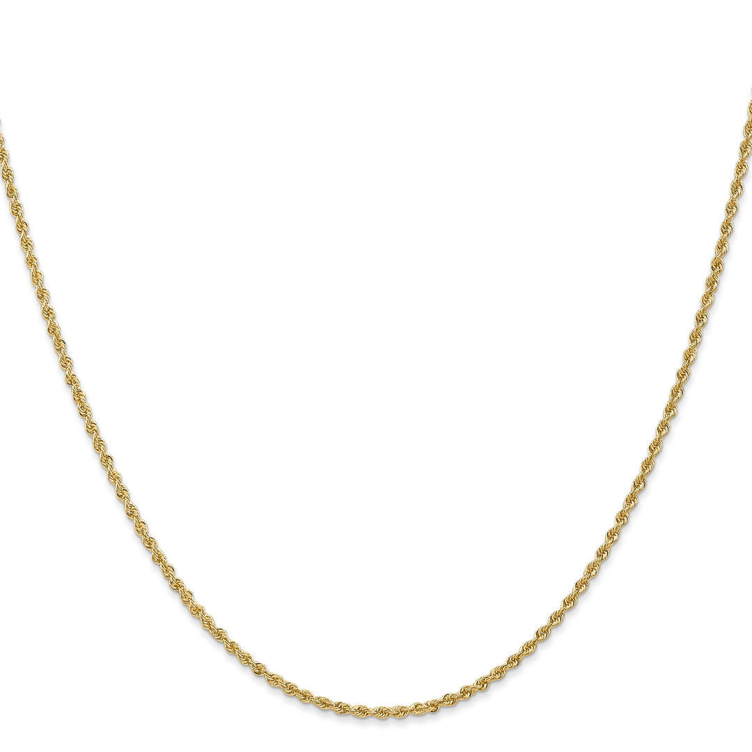 Leslie 14k Yellow Gold 1.6mm Solid Regular Rope