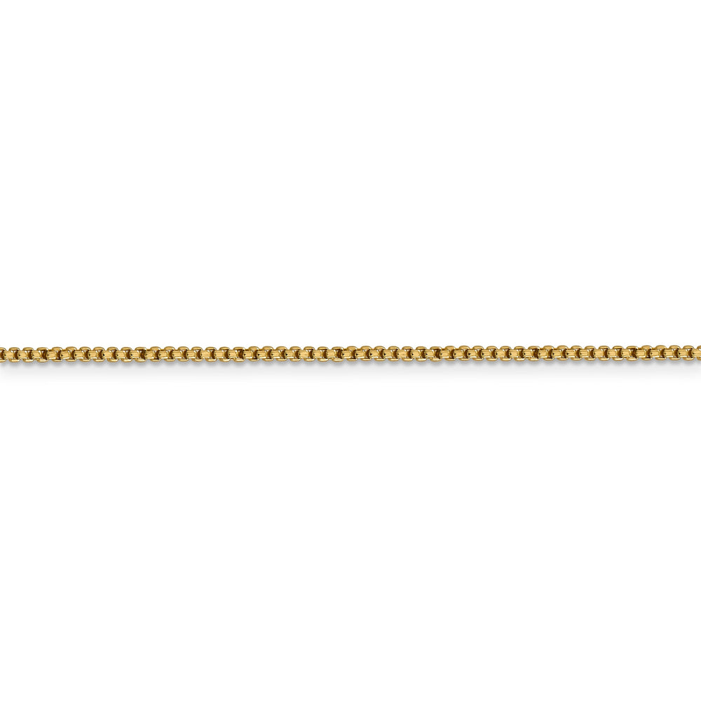 14k Yellow Gold 1.50mm Hollow Round Box Chain