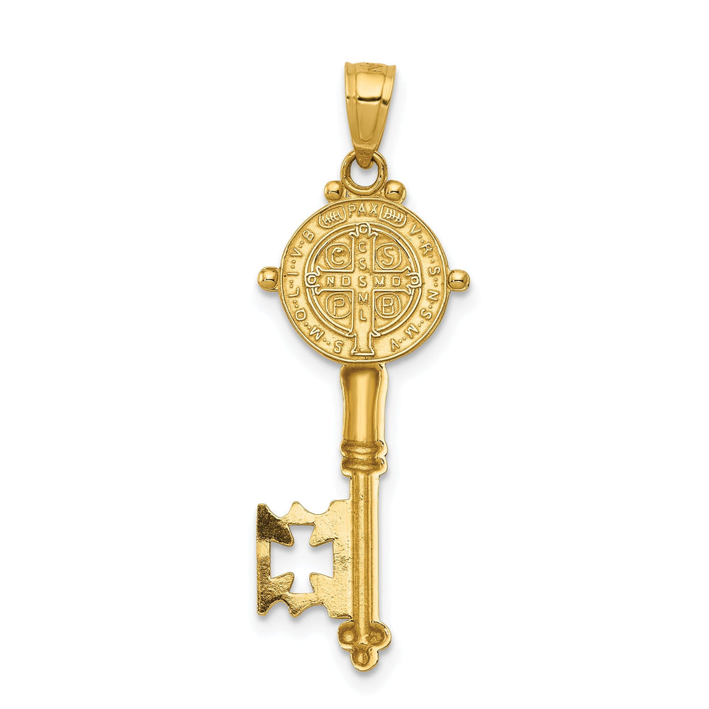 14k Yellow Gold San Benito Key Pendant
