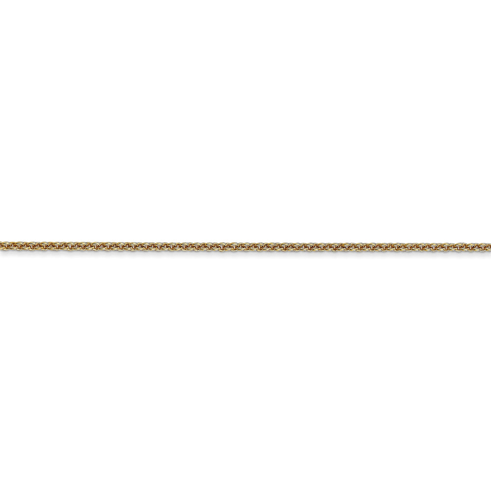 14k Yellow Gold 1.50mm Solid Polish Cable Chain