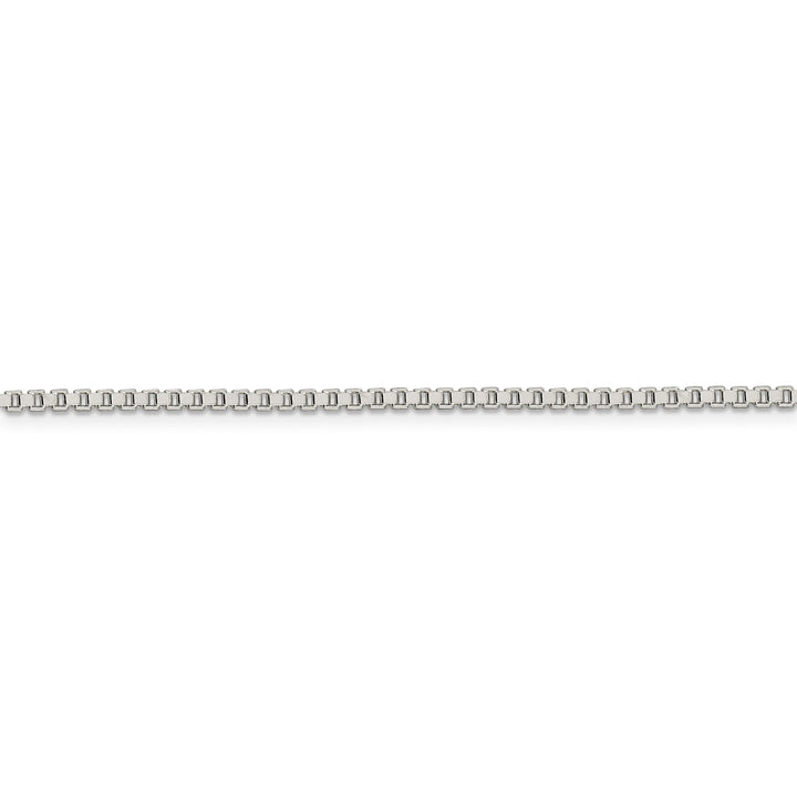 Sterling Silver Polish 2.00-mm Solid Box Chain