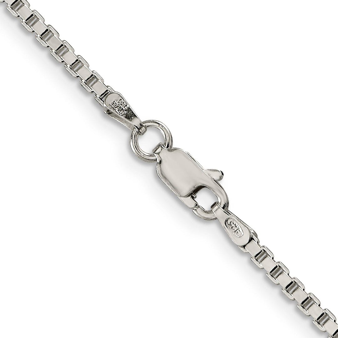 Sterling Silver Polish 2.00-mm Solid Box Chain