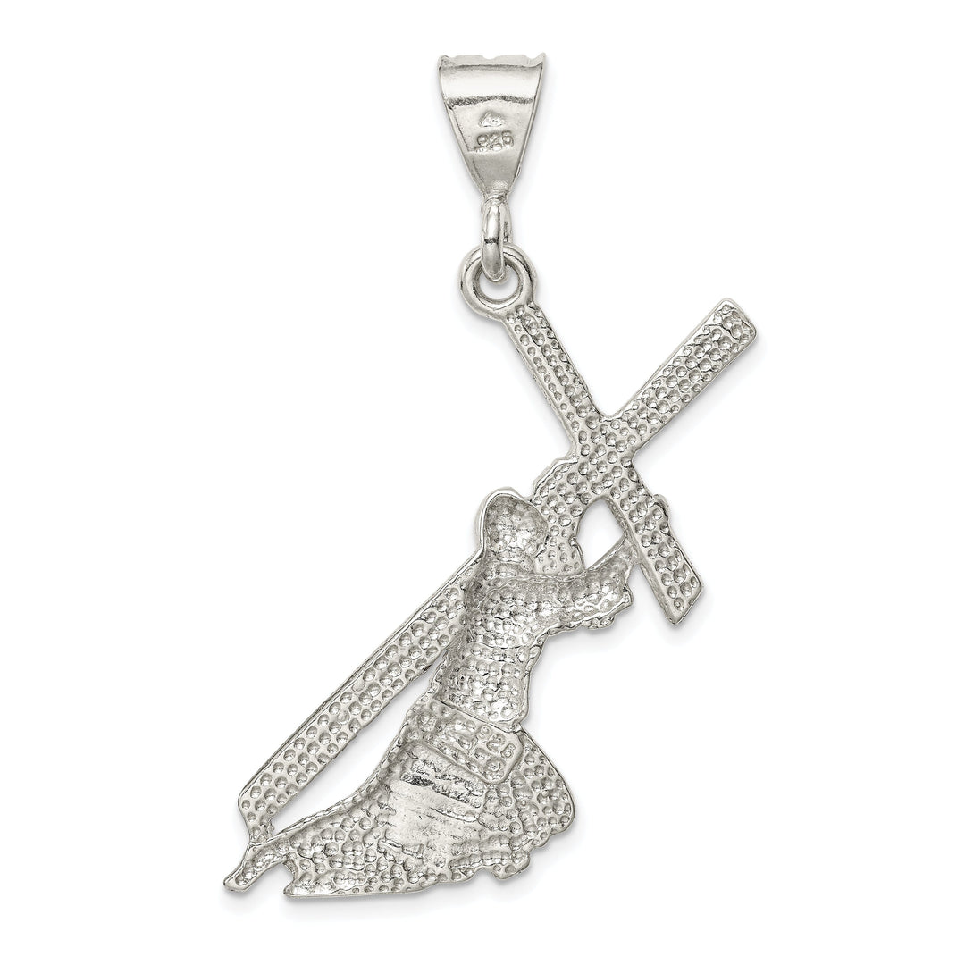 Sterling Silver St. Andrew Cross Pendant