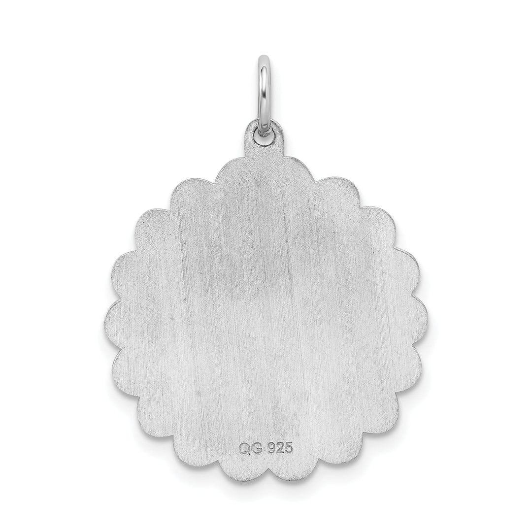 Sterling Silver 'A Date To Remember' Disc Charm