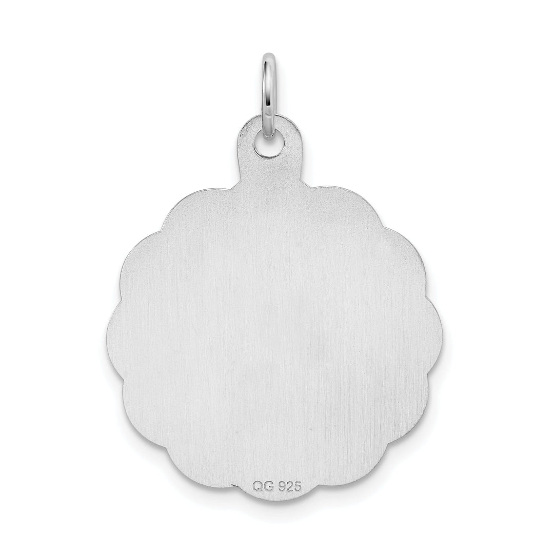 Sterling Silver 'A Date To Remember' Disc Charm