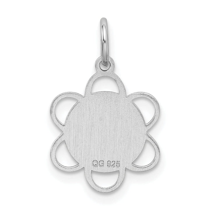 Sterling Silver Laser Cut Happy Birthday Charm