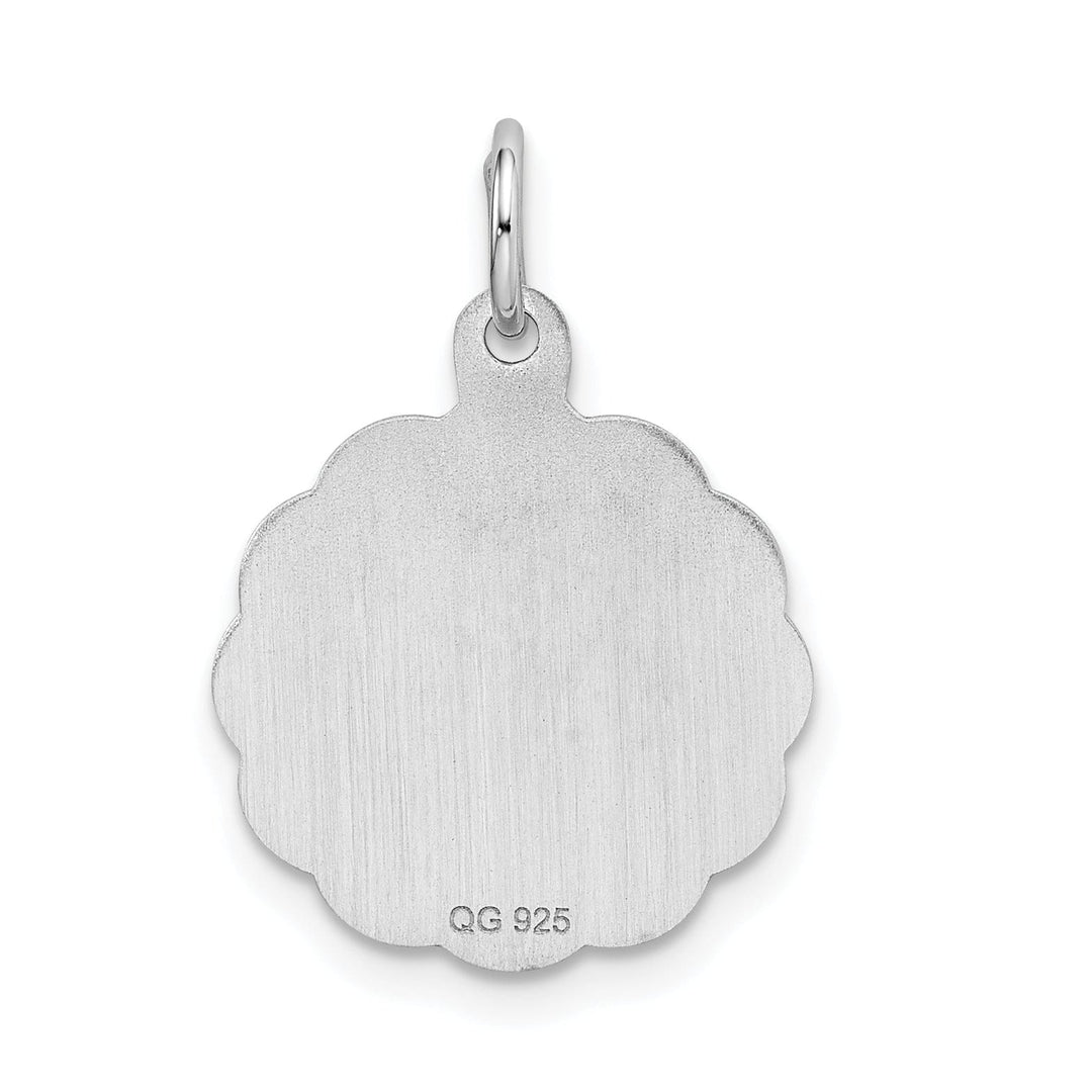 Sterling Silver Happy Birthday Disc Pendant