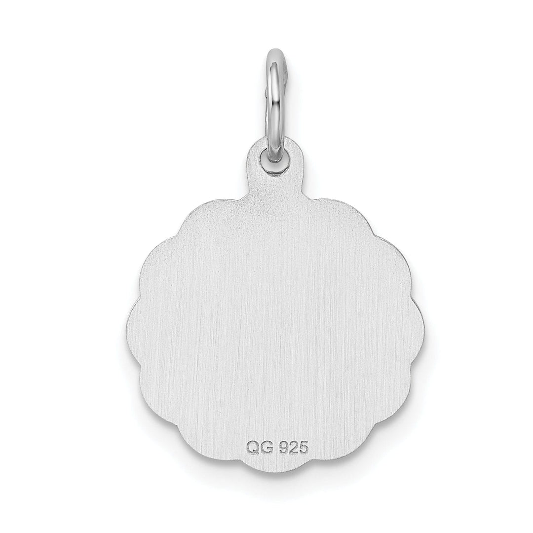 Sterling Silver Happy Birthday Disc Pendant