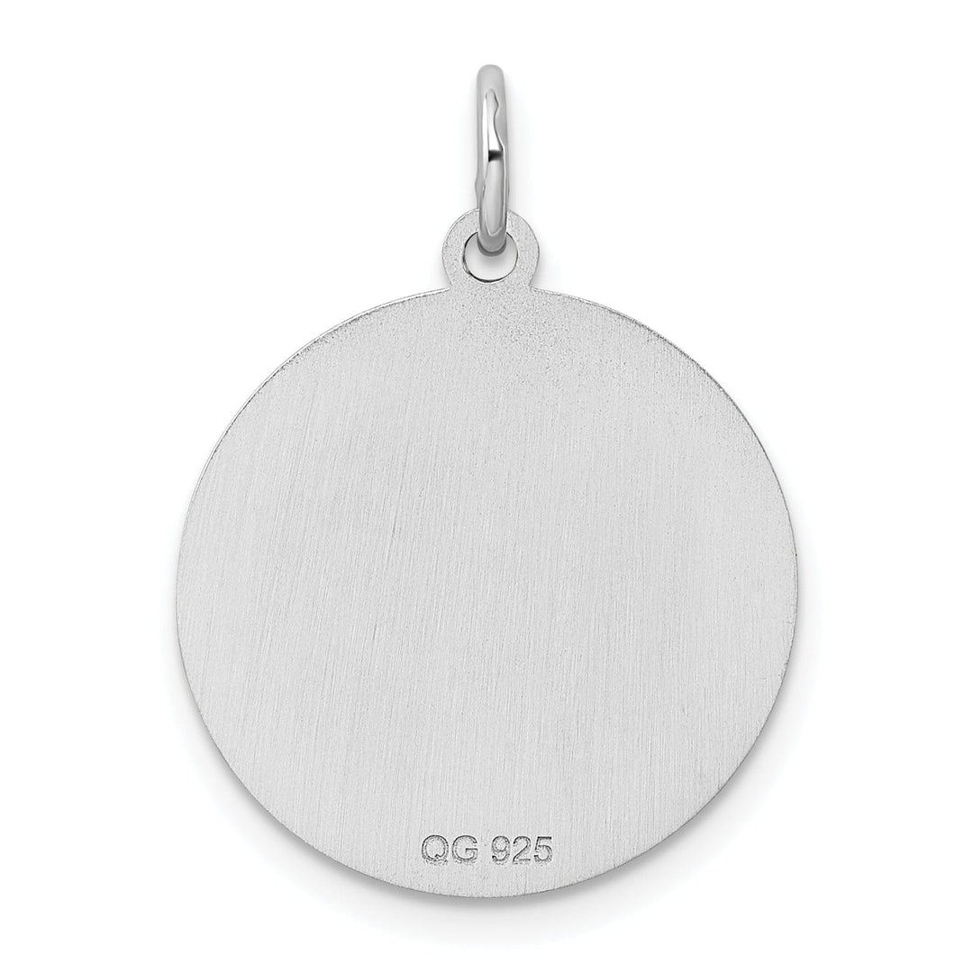 Sterling Silver Happy Birthday Disc Pendant