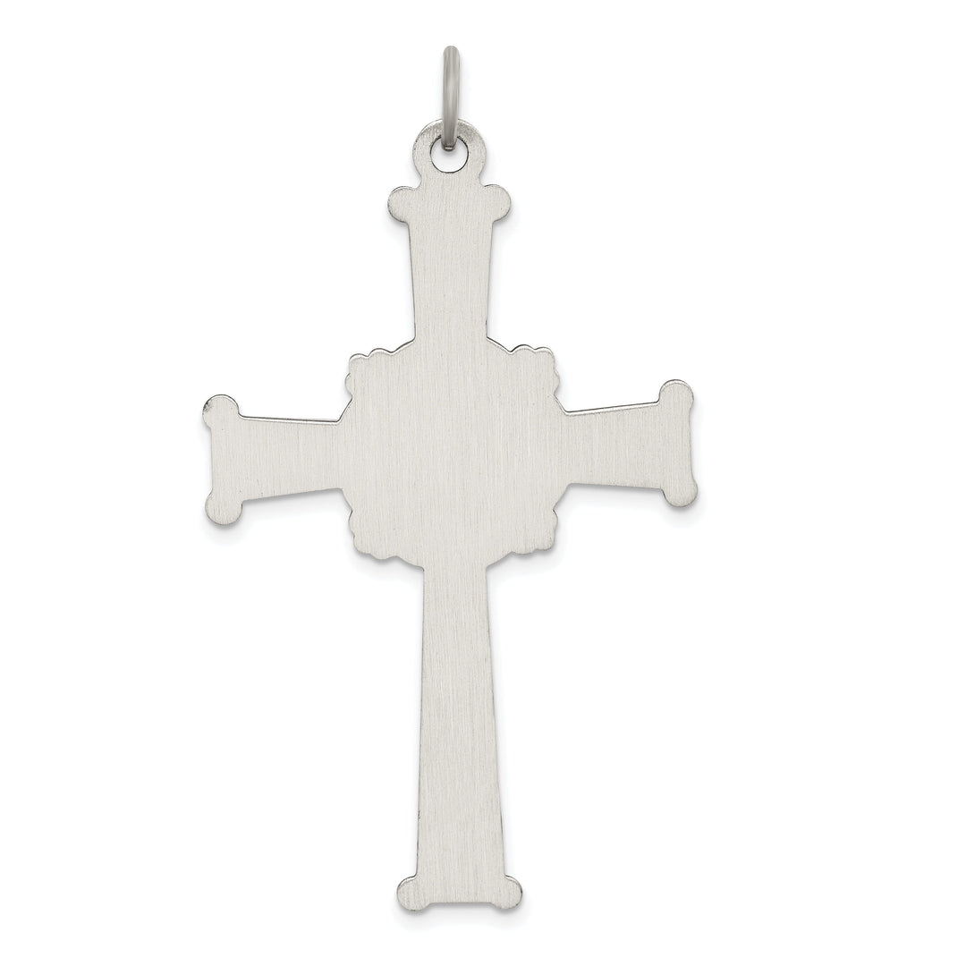 Sterling Silver Antiqued Cross Pendant