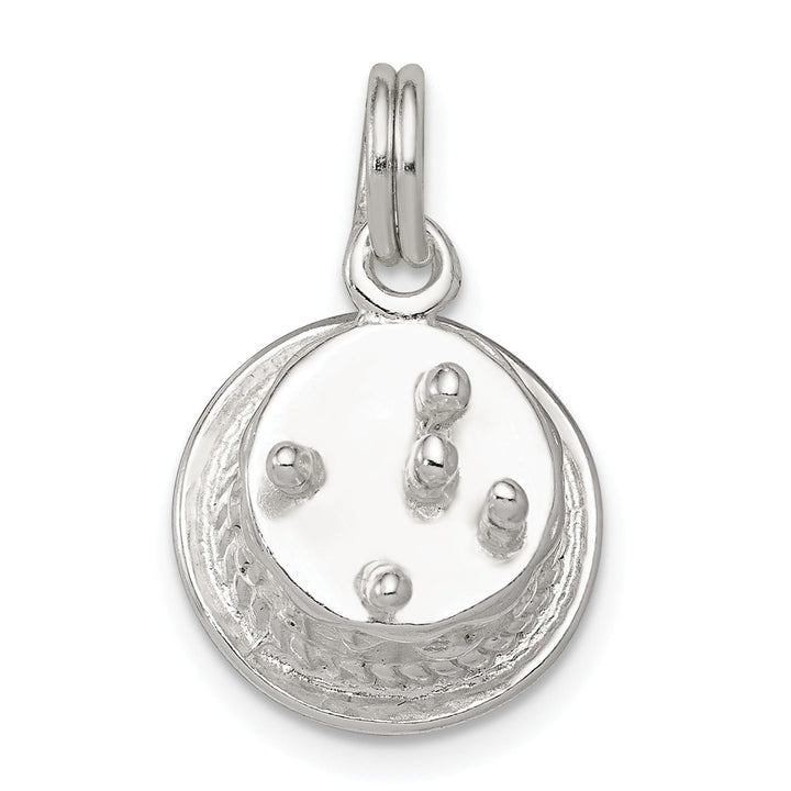 Sterling Silver 3-D Happy Birthday Cake Charm