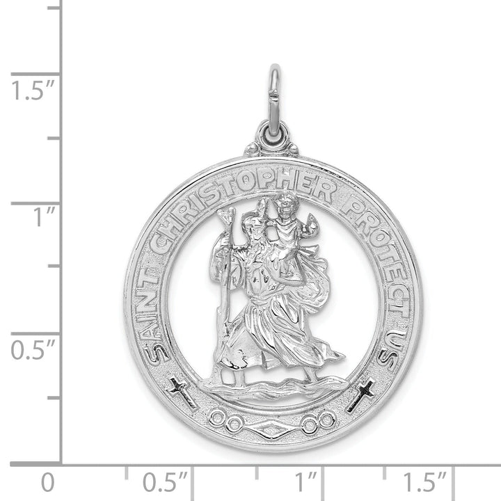 Sterling Silver Saint Christopher Medal