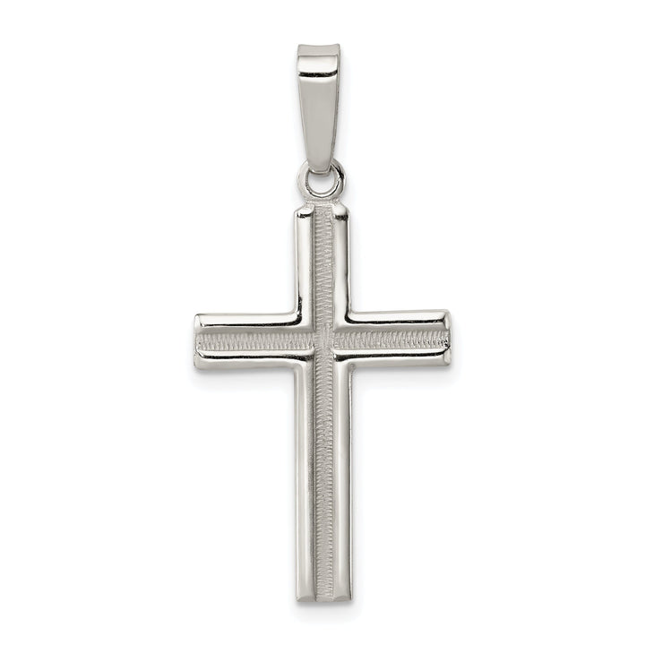 Sterling Silver Polished Latin Cross Pendant