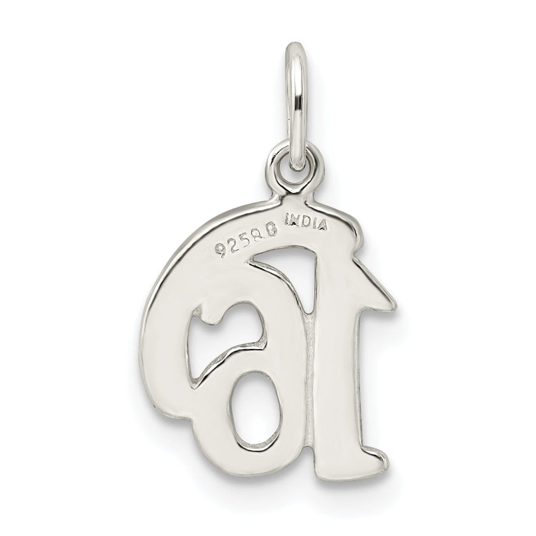 Sterling Silver Polished Finish Sweet 16 Charm