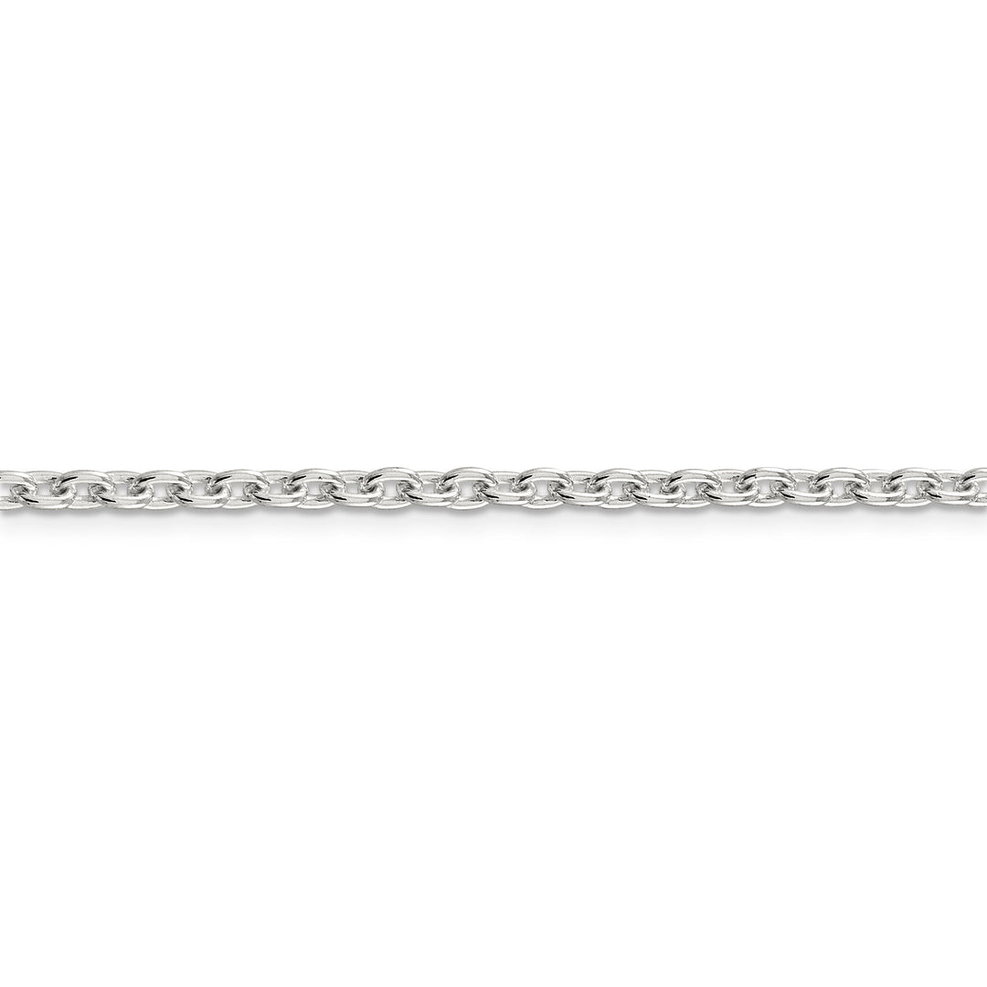 Sterling Silver Polished 3.50-mm Cable Chain