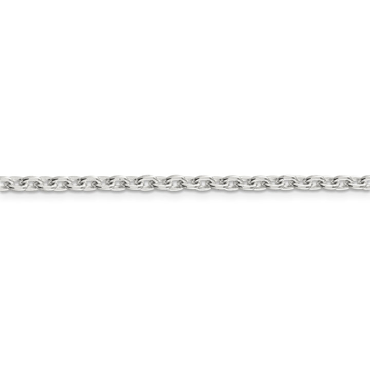 Sterling Silver Polished 3.50-mm Cable Chain