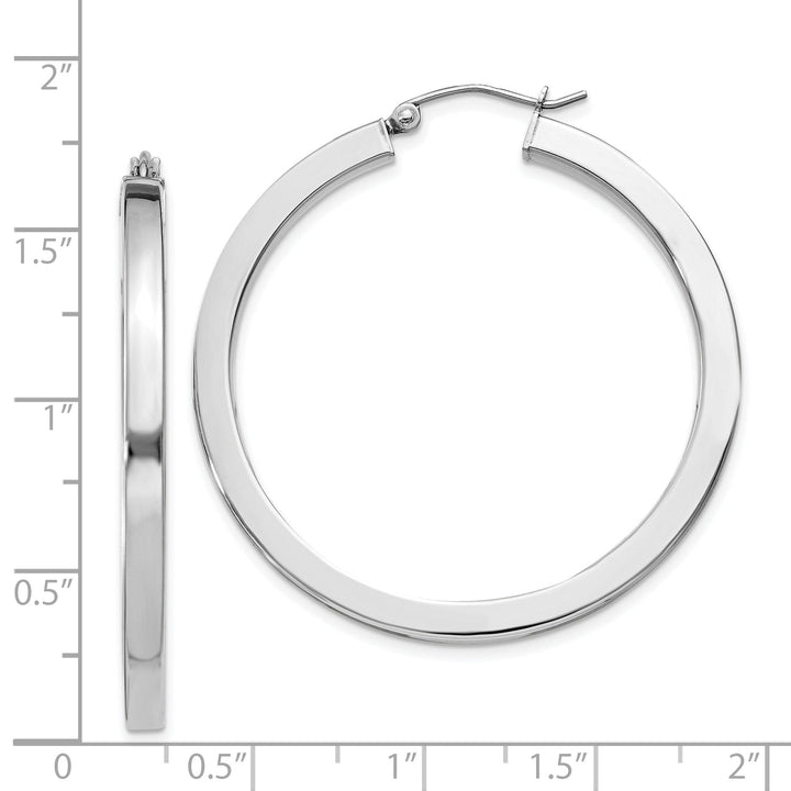 Sterling Silver Hoop 3.25MM Earrings