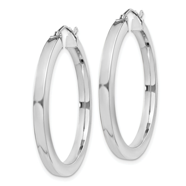 Sterling Silver Hoop 3.25MM Earrings