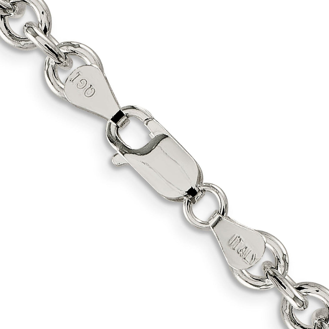 Sterling Silver Polished 6.10-mm Cable Chain