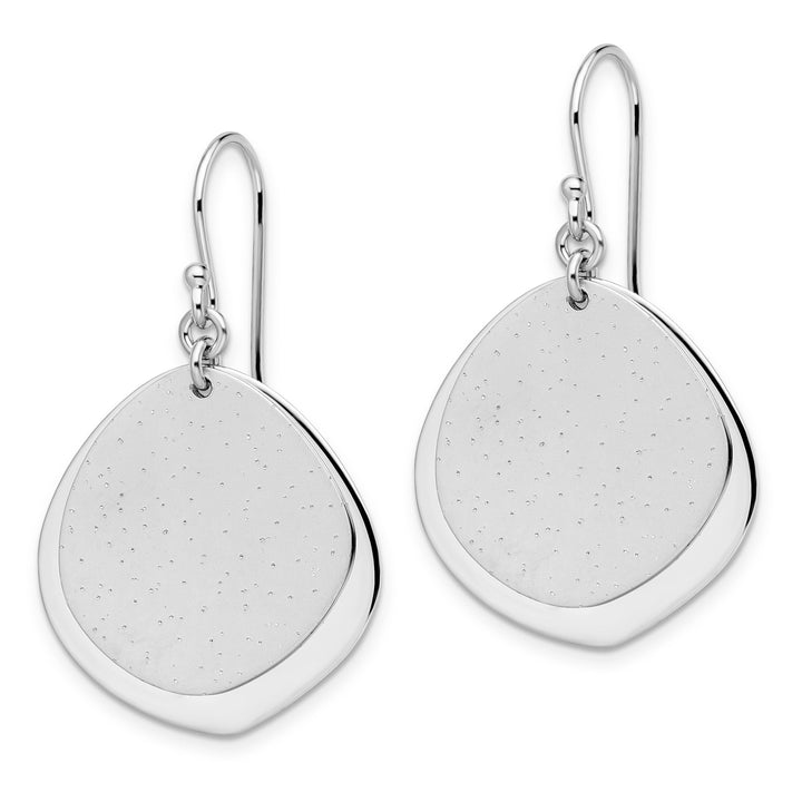 Silver Rhodium Radiant Essence Polish Earrings